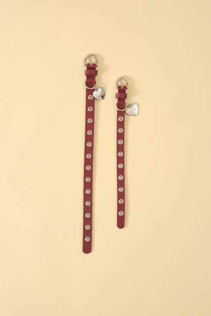 【首輪】レザーコレクションRED