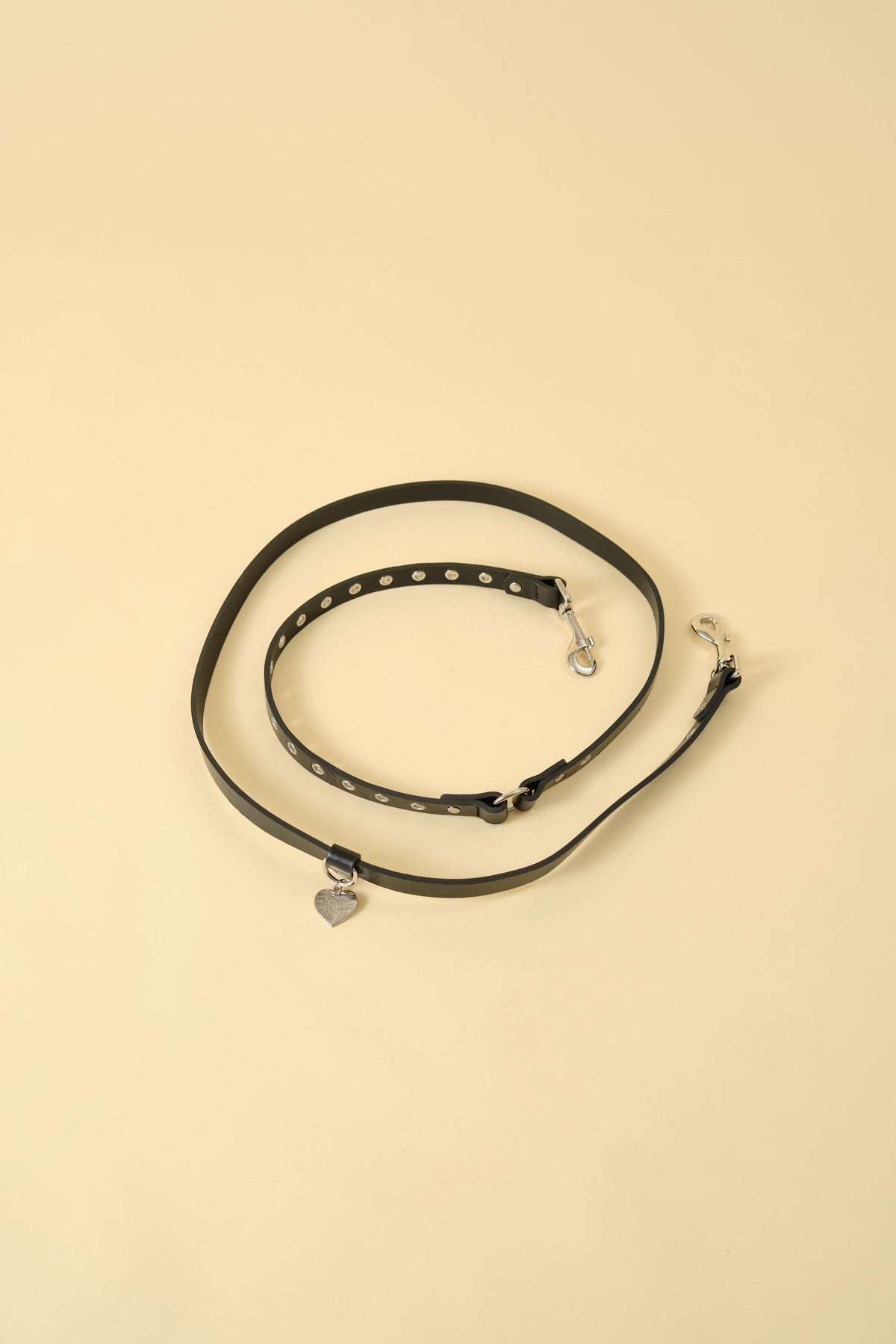 【3wayハンズフリーリード】レザーコレクションBLACK