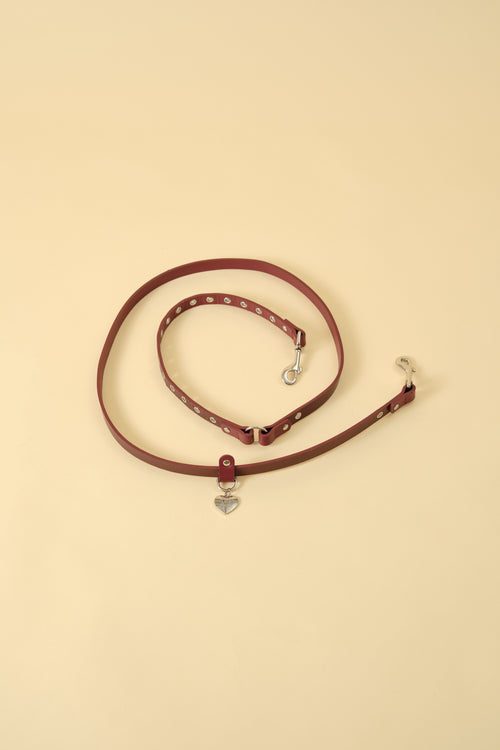 【3wayリード】レザーコレクションRED